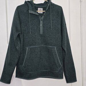 Women’s Ascend Teal Blue Hoodie Sweatshirt Sweater Kangaroo Pocket Size Medium